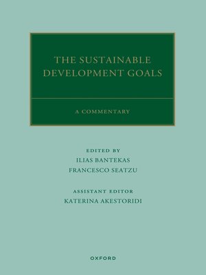 cover image of The UN Sustainable Development Goals